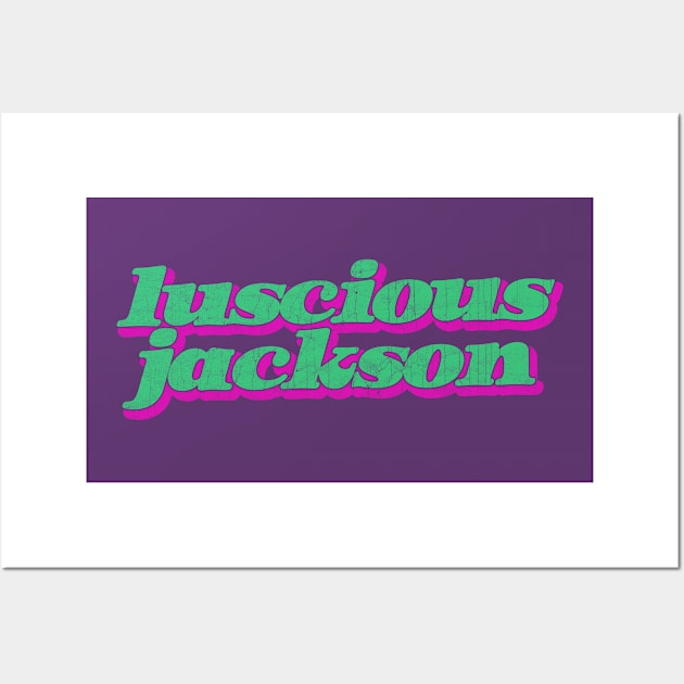 Luscious Jackson // 90s Style Fan Design Wall Art by DankFutura